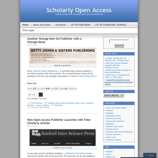 Critical analysis of scholarly open-access publishing