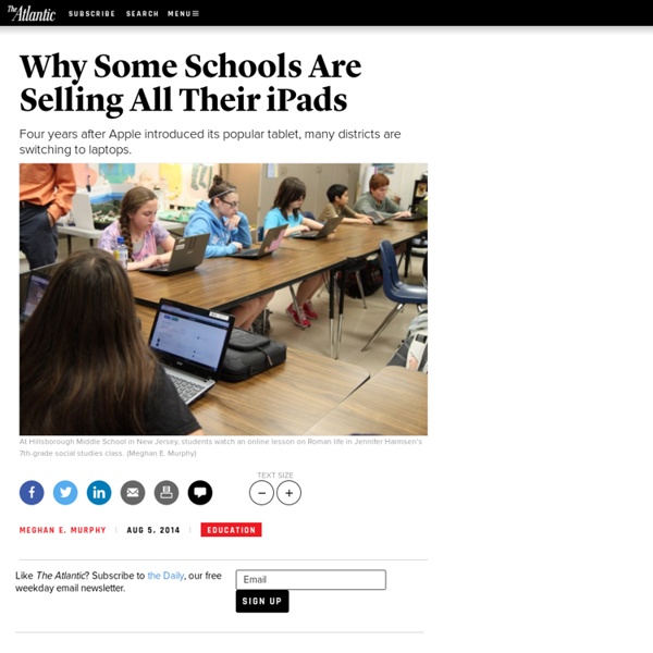 Why Some Schools Are Selling All Their iPads