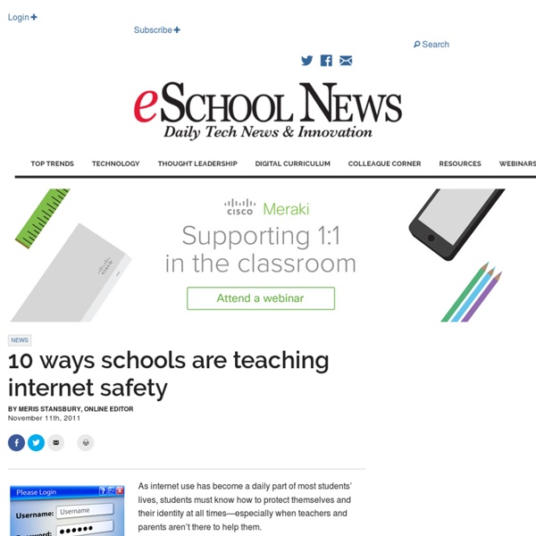 10 ways schools are teaching internet safety