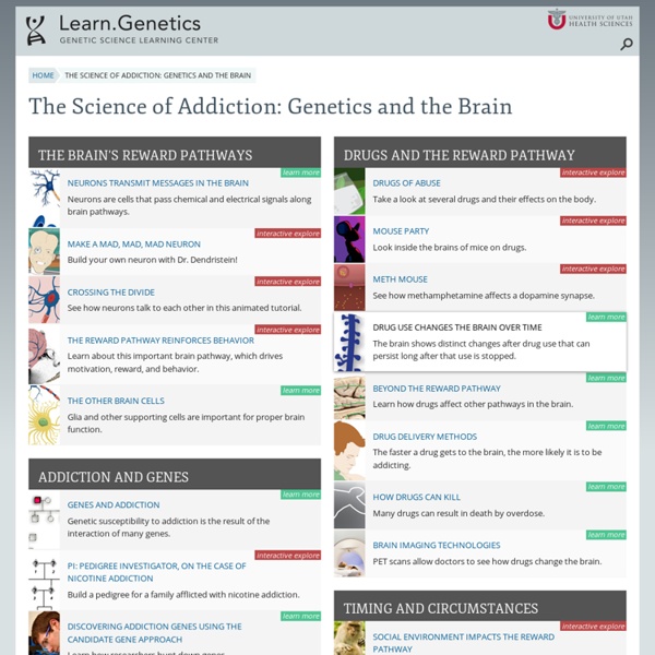 The New Science of Addiction: Genetics and the Brain