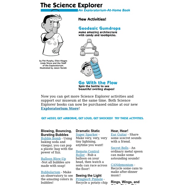 Science Explorer: At Home Science Projects