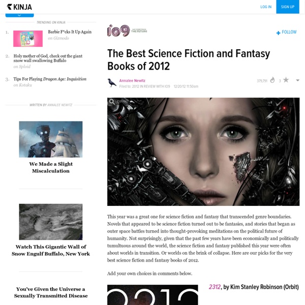 The Best Science Fiction and Fantasy Books of 2012