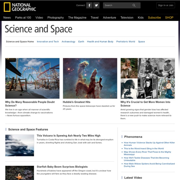 Science and Space Facts, Science and Space, Human Body, Health, Earth, Human Disease - National Geographic
