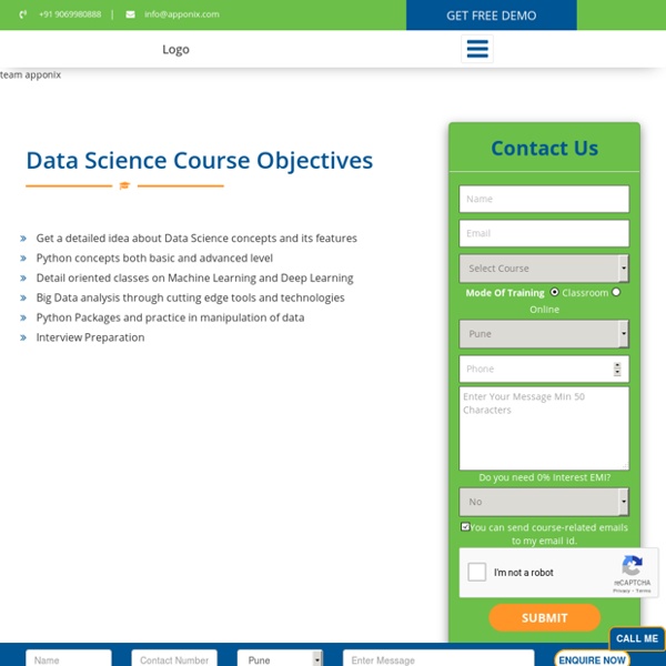 Data Science Training in Pune - Amazon Web Services - Request DEMO Class