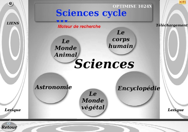 SCIENCES CYCLE III