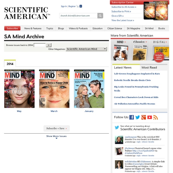 Scientific American: Scientific American Mind