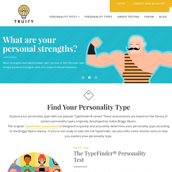 Free, Scientific Personality Tests Online