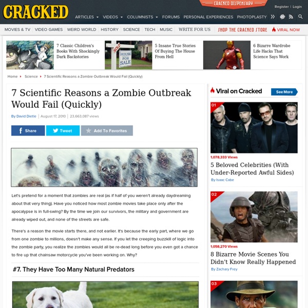 7 Scientific Reasons a Zombie Outbreak Would Fail (Quickly)