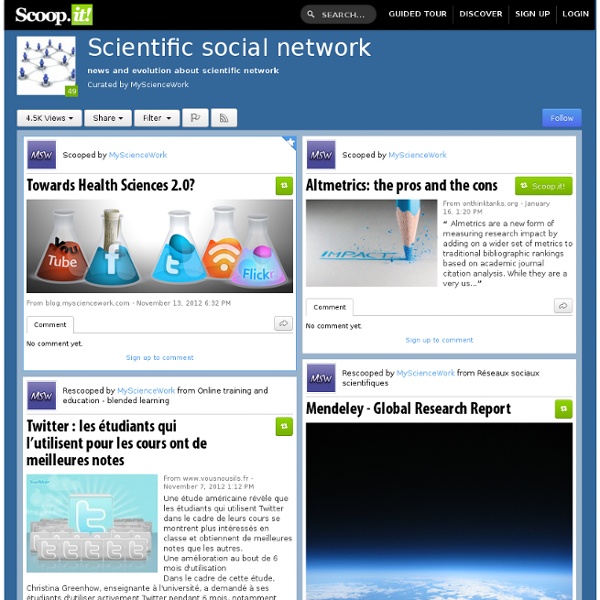 Scientific social network