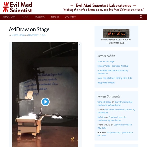 Making the World a Better Place, One Evil Mad Scientist at a Time - Evil Mad Scientist Laboratories