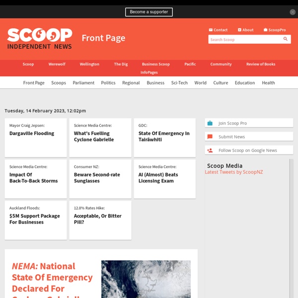 Scoop - New Zealand News