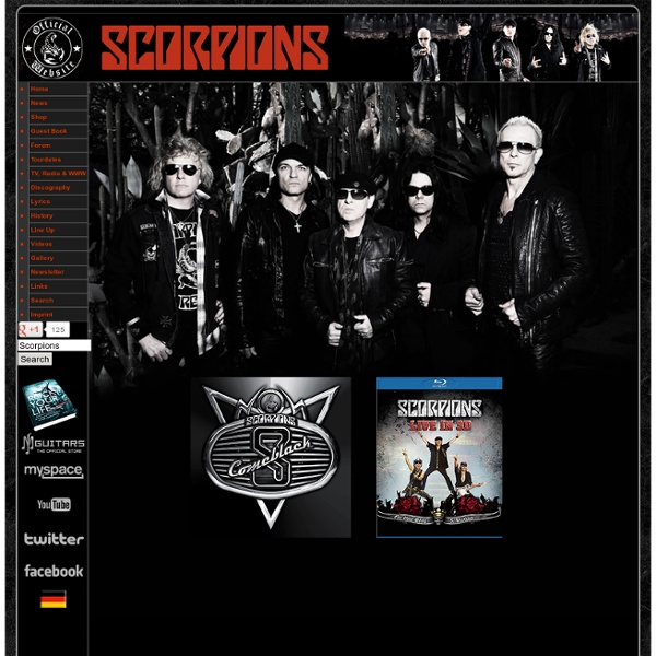 Scorpions Official Website