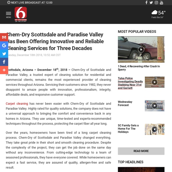 Chem-Dry Scottsdale and Paradise Valley Has Been Offering Innova