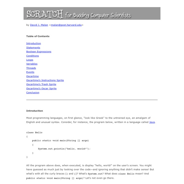 Scratch for CS