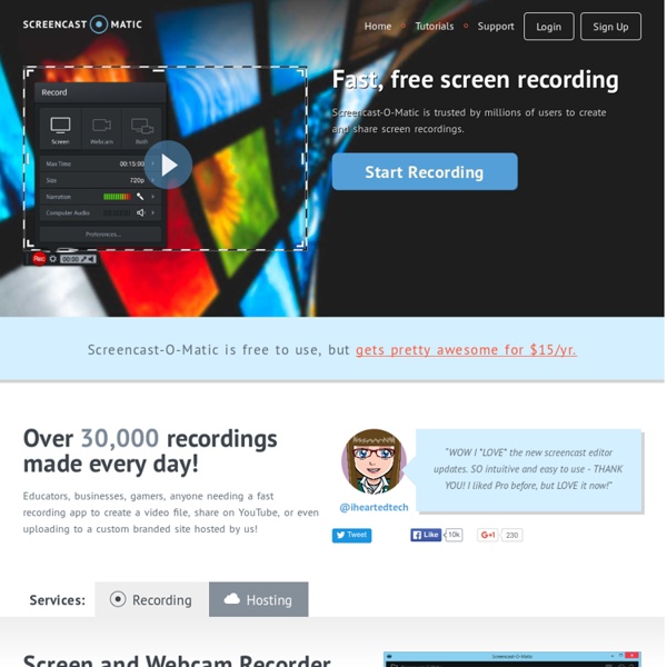 Screencast-O-Matic - Free online screen recorder for instant screen ...