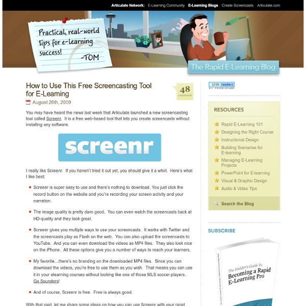 How to Use This Free Screencasting Tool for E-Learning