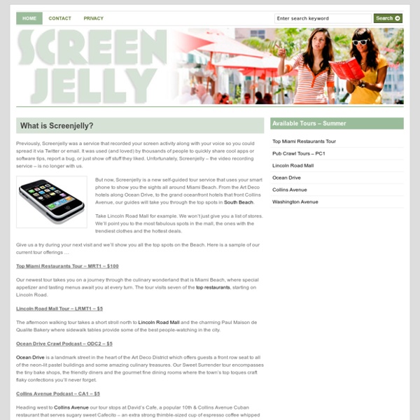 Screenjelly - What's on your screen?