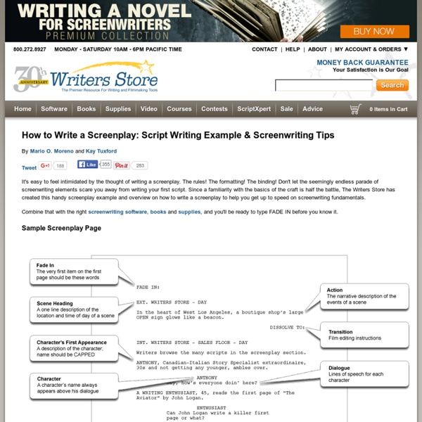 How to Write a Screenplay: Script Writing Example & Screenwriting Tips