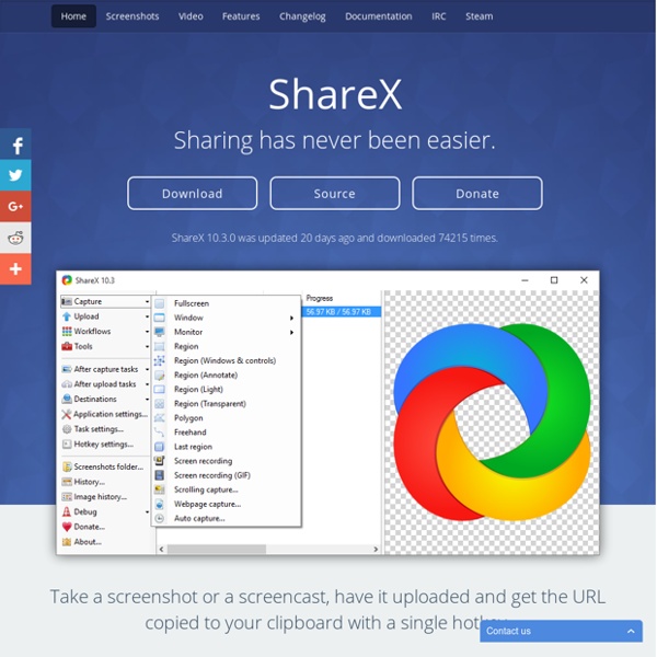 ShareX [capture d'écran images et vidéos]