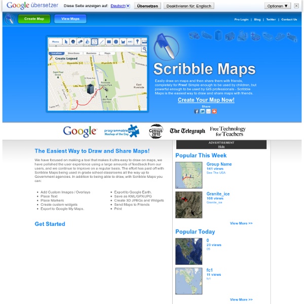 Scribble Maps - Create custom google maps with scribblings and more!