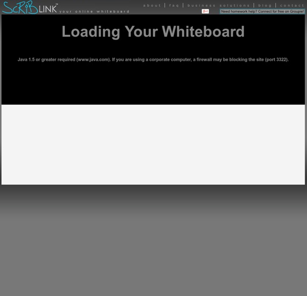 Scriblink - Your Online Whiteboard