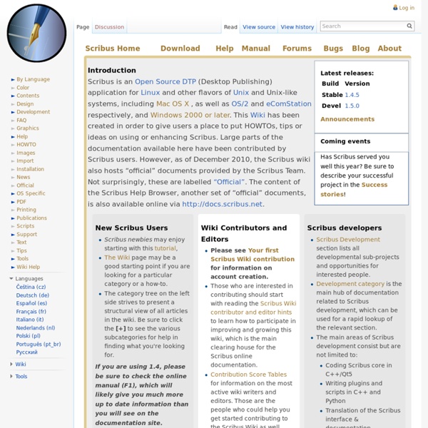 Scribus Wiki