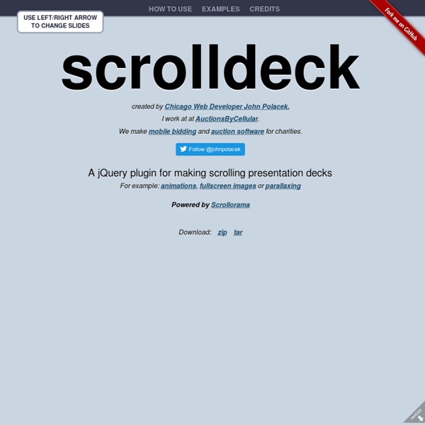 Scrolldeck.js