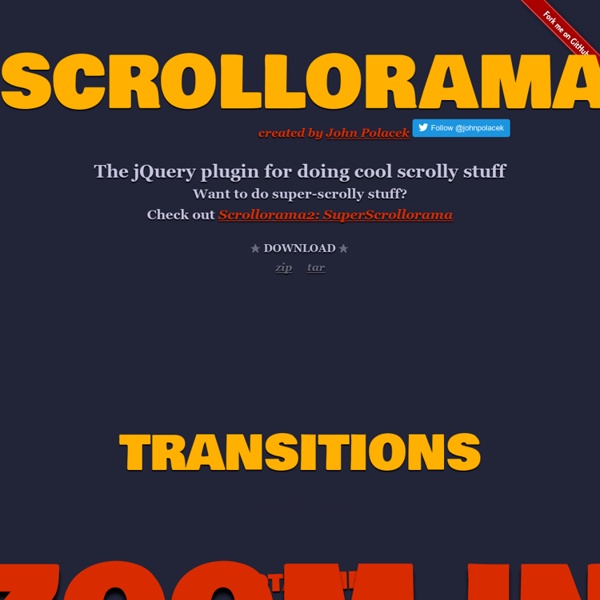 Scrollorama - Scroll Vertical