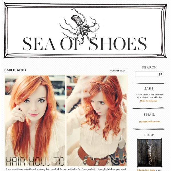 Sea of Shoes: HAIR HOW-TO