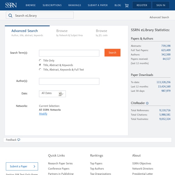 SSRN Electronic Library