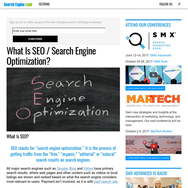 What Is SEO / Search Engine Optimization?