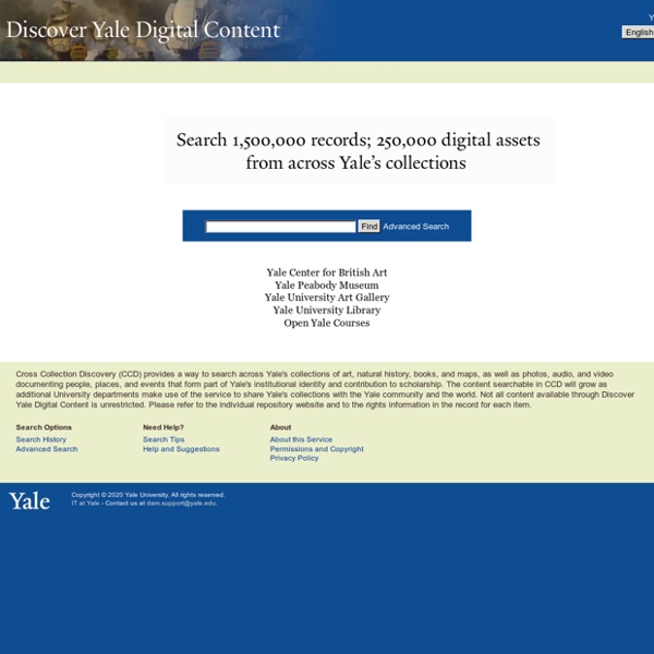 Search Home - Search Yale Digital Commons