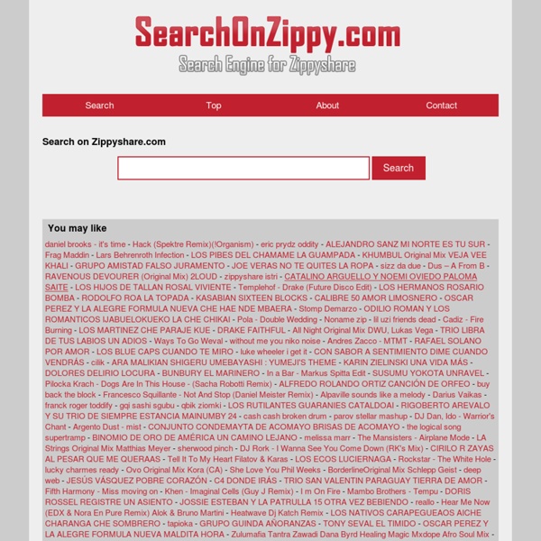 Zippyshare Search Engine - SearchOnZippy.com
