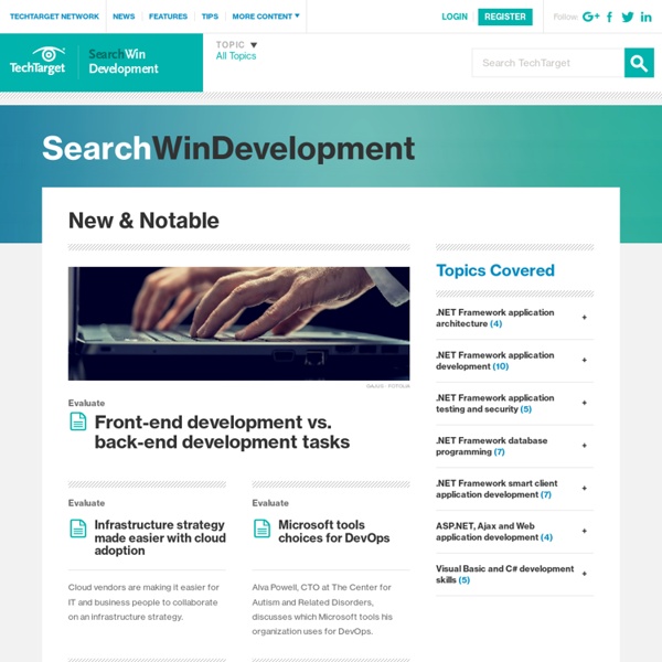 Managing .NET Development with NAnt