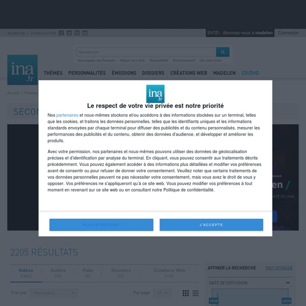 Seconde Guerre mondiale - Archives vidéo et radio Ina.fr