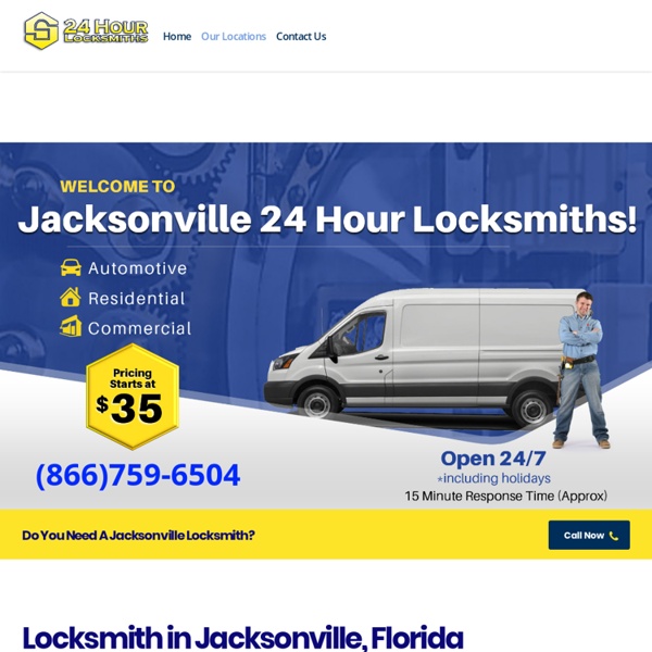 Secrailway's Locksmith in Jacksonville, FL - Open 24 Hours (866)759-6504