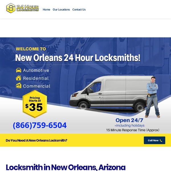 Locksmith New Orleans - Secrailway's 24 Hour Locksmiths (866)759-6504