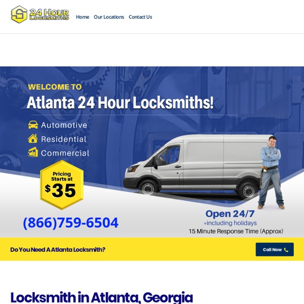 Locksmith Atlanta - Secrailway's 24 Hour Locksmiths (866)759-6504