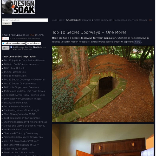 Top 10 Secret Doorways // Inspiring Photography