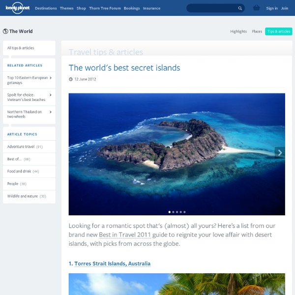 The world’s best secret islands