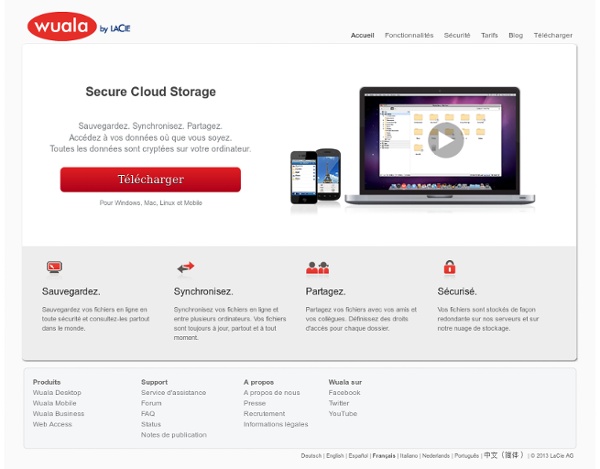 Secure Cloud Storage - Backup. Sync. Share. Access Everywhere.