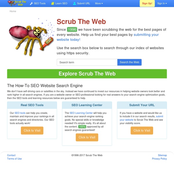 The SEO Search Engine - Free SEO Tools