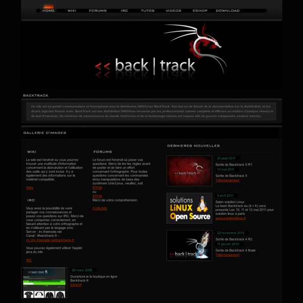 Back¦Track-fr