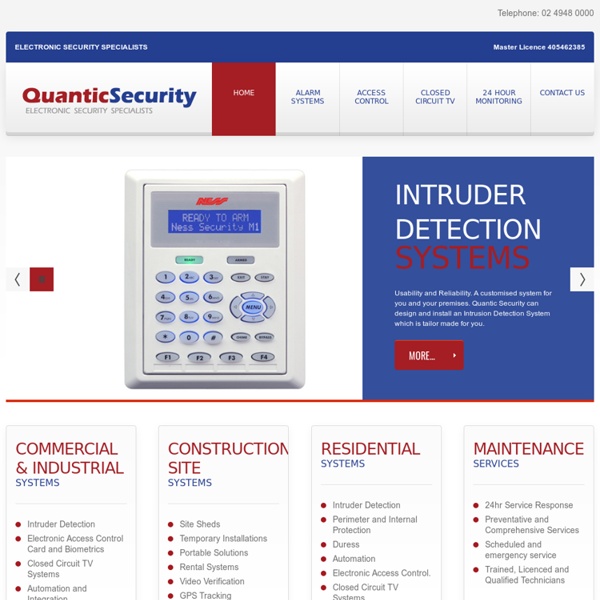 Security And Access Control Systems - quanticsecurity.com.au