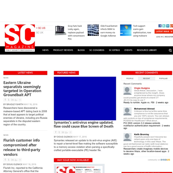 IT Security News and Security Product Reviews - SC Magazine