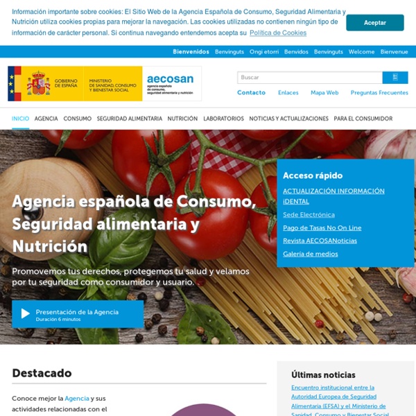 AESAN - Agencia Espanola de Seguridad Alimentaria y Nutricion.