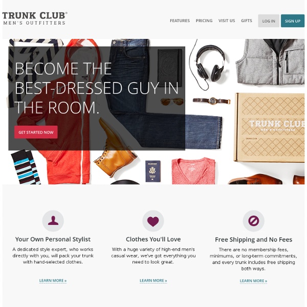 Trunk Club Men's Outfitters: A clothing service for men