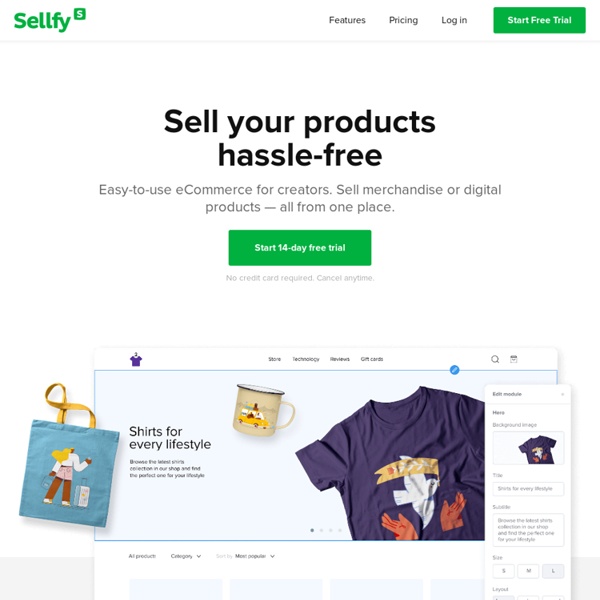 Sell Downloads With PayPal - Sellfy.com