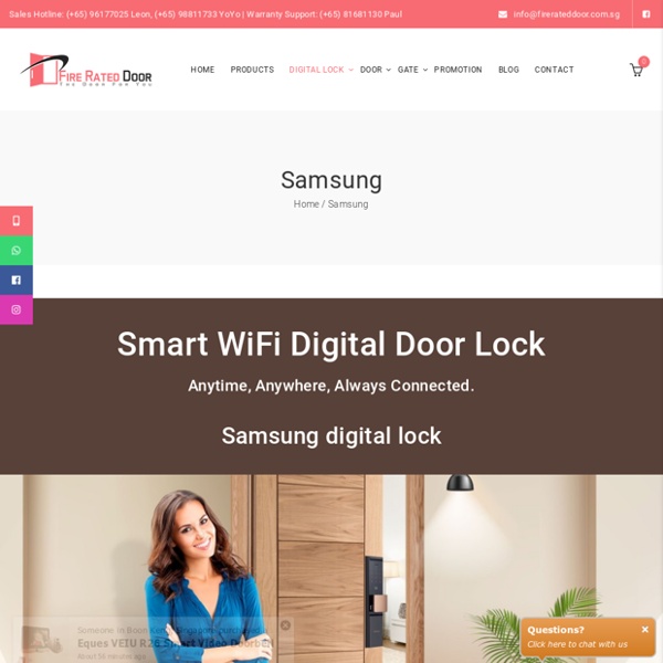 Samsung digital lock