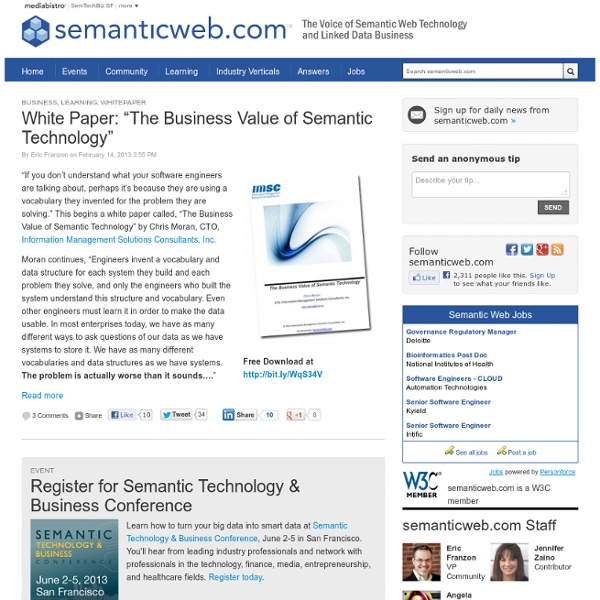 Semanticweb.com - The Voice of Semantic Web Business